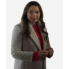 Jessica Parker Kennedy Under The Christmas Sky Sherpa Coat front1