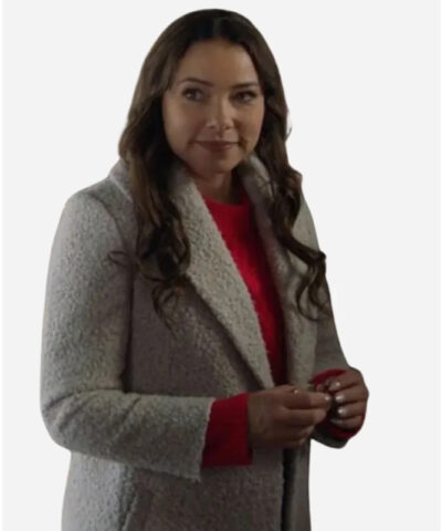 Jessica Parker Kennedy Under The Christmas Sky Sherpa Coat front1