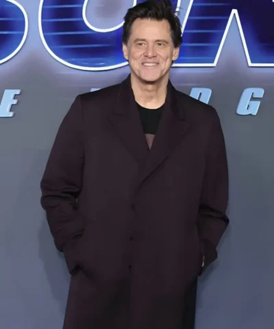 Jim Carrey Sonic The Hedgehog 3 UK Premiere Cotton Coat