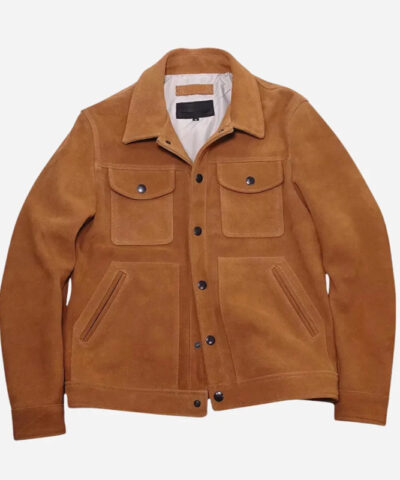 Jimmy Hurdstrom Yellowstone Suede Leather Jacket front1