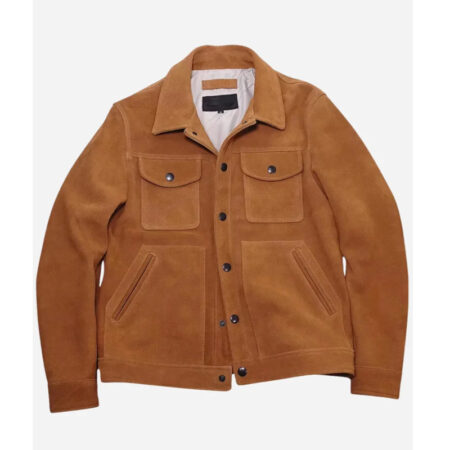 Jimmy Hurdstrom Yellowstone Suede Leather Jacket front1