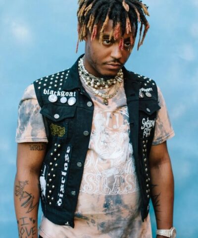 Juice Wrld Black Denim Vest