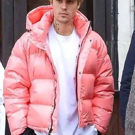 Justin Bieber Pink Jacket