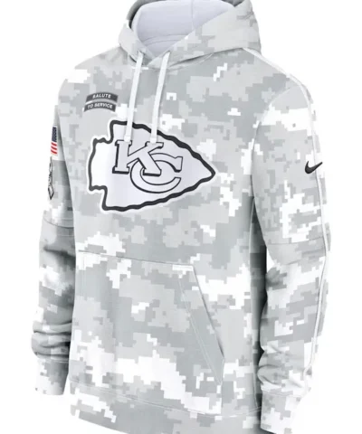 Kansas City Chiefs Salute To Service Camo Hoodie