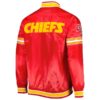 Kansas City Chiefs Satin Red Varsity Jacket 1