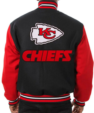 Kansas City Chiefs Varsity Jacket back