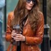 Kathryn Movie Black Bag 2025 Cate Blanchett Brown Leather Jacket