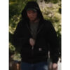 Kayce Dutton Yellowstone Black Hooded Jacket front