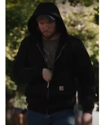Kayce Dutton Yellowstone Black Hooded Jacket front