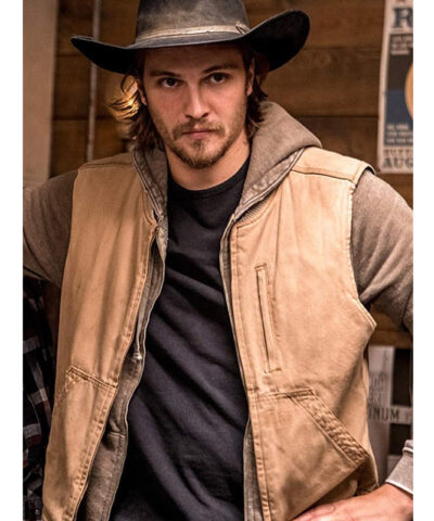 Kayce Dutton Yellowstone Brown Vest front
