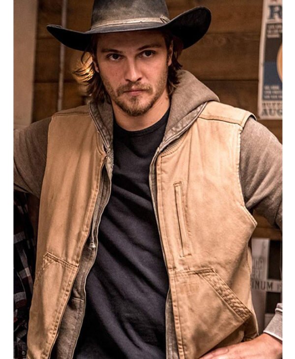 Kayce Dutton Yellowstone Brown Vest front