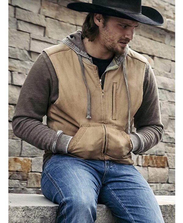 Kayce Dutton Yellowstone Brown Vest front1