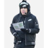 Kellen Moore Philadelphia Eagles Sideline Black Jacket front
