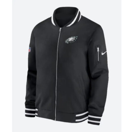 Kellen Moore Philadelphia Eagles Sideline Black Jacket front1