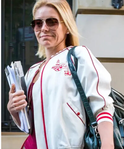 Kelly Ripa Bomber Jacket front