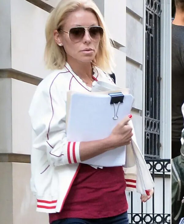 Kelly Ripa Bomber Jacket front1