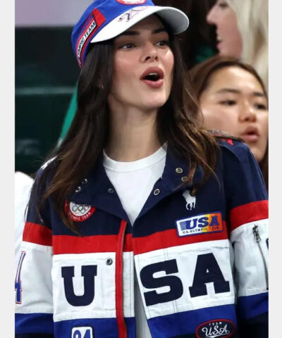 Kendall Jenner Olympics Team USA Jacket front