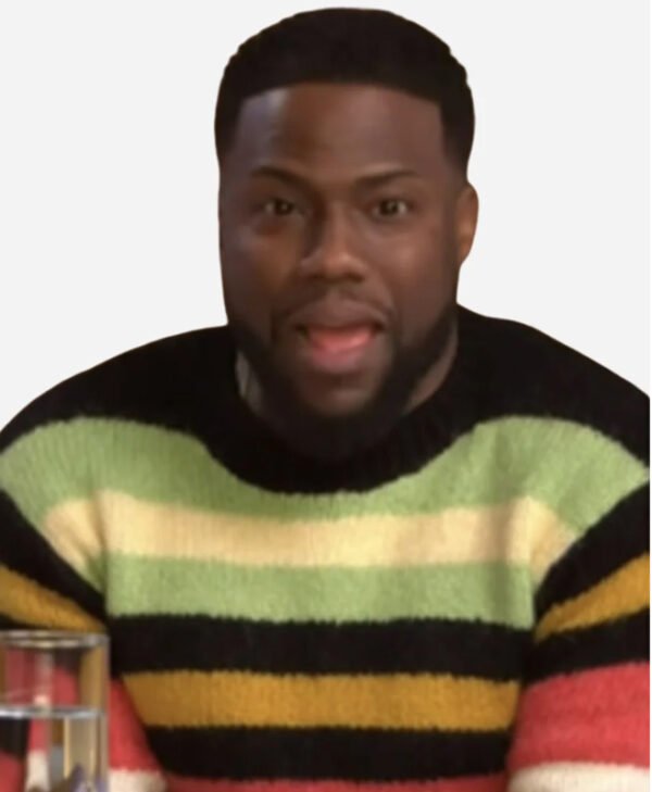 Kevin Hart The Today Show Striped Sweater front
