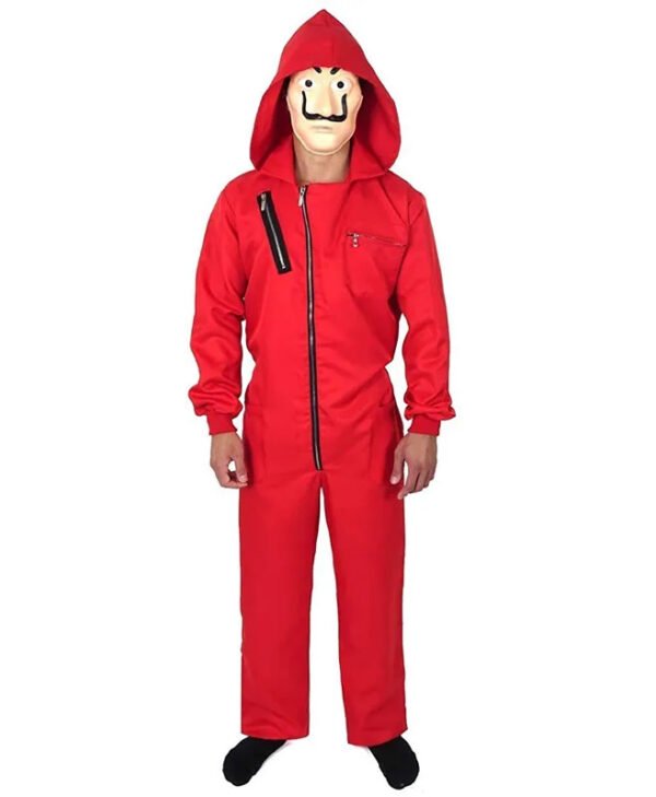 La Casa De Papel Dali Money Heist Red Jumpsuit1