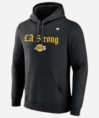 Lakers LA Strong Pullover Hoodie 1