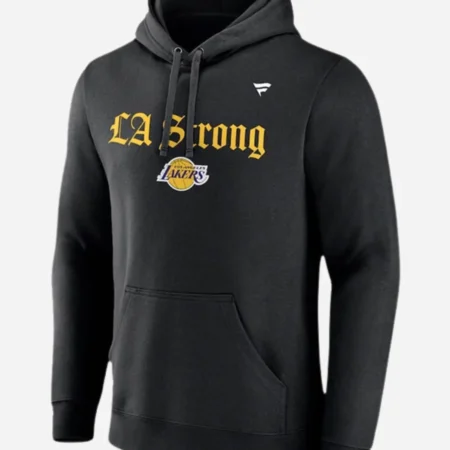Lakers LA Strong Pullover Hoodie 1