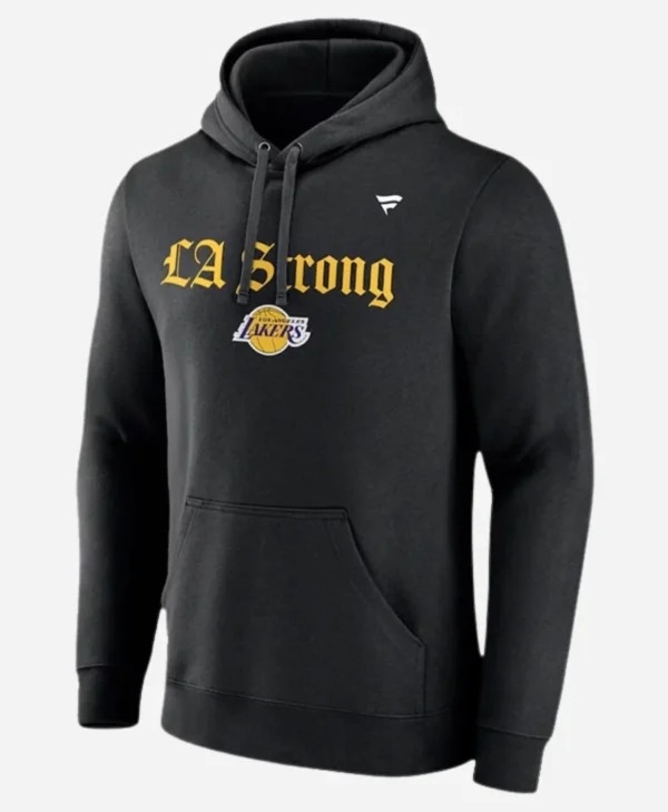 Lakers LA Strong Pullover Hoodie 1