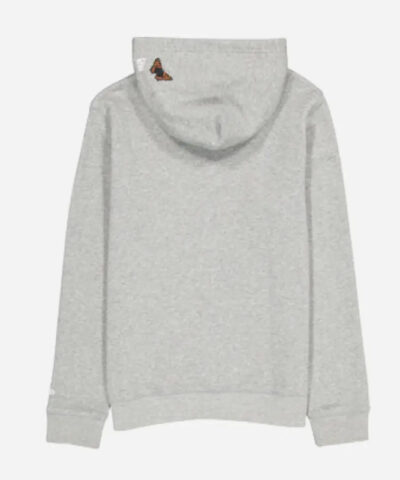 Las Vegas Raiders FELT Grey Hoodie back