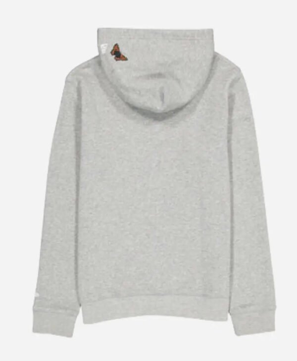 Las Vegas Raiders FELT Grey Hoodie back
