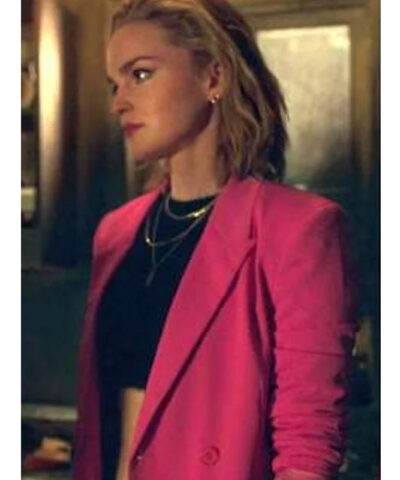 Locke And Key Hallea Jones Pink Blazer front