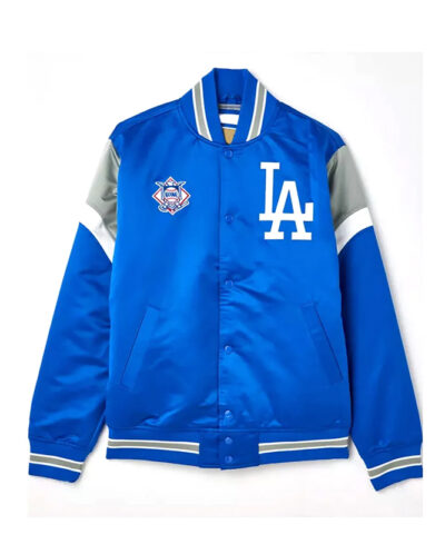 Los Angeles Dodgers Heavyweight Satin Jacket front
