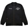 Los Angeles Kings Black Vintage Bomber Polyester Jacket