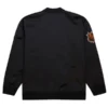 Los Angeles Kings Black Vintage Bomber Polyester Jacket back