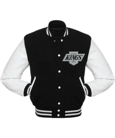 Los Angeles Kings Varsity Black And White Jacket