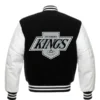 Los Angeles Kings Varsity Black And White Jacket Back