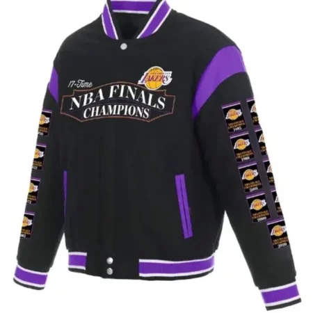 Los Angeles Lakers 17 Time Champions Jacket 1