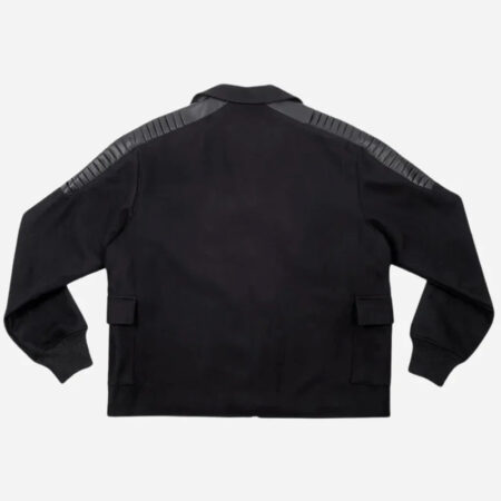 Luc Picard Star Trek Leather Jacket back