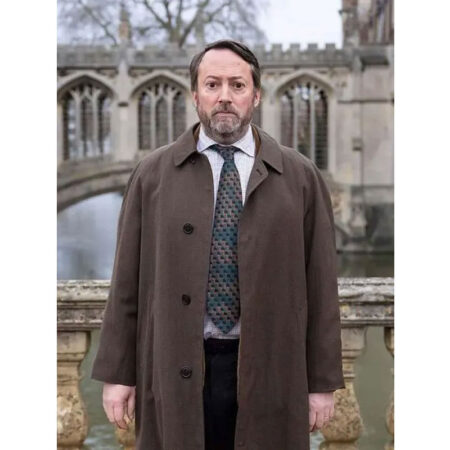 Ludwig John Taylor Brown Trench Coat front1