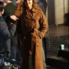 Margarita Levieva Daredevil Born Again 2024 Brown Trench Coat