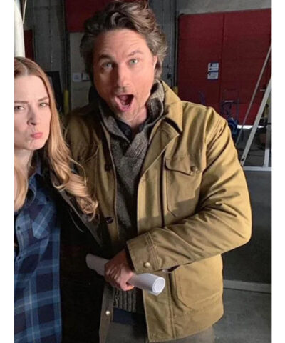 Martin Henderson Virgin River Cotton Jacket front