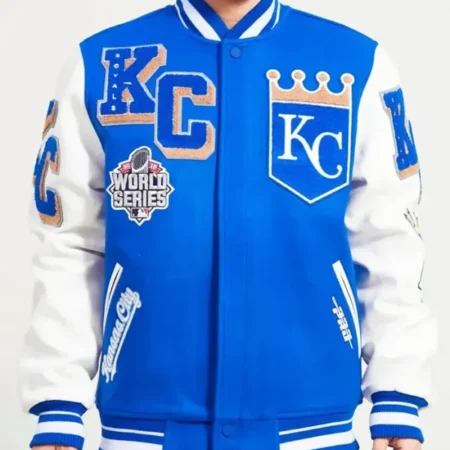 Mashup Kansas City Royals Varsity Jacket