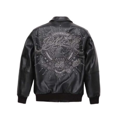 Men Pelle Pelle American Legend Plush Black Jacket 1 75026