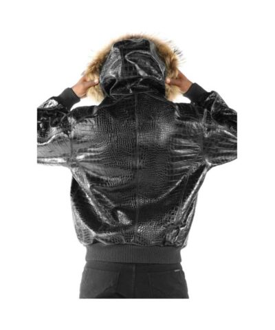 Men Pelle Pelle Nile Black Leather Jacket 1  02387