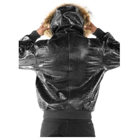 Men Pelle Pelle Nile Black Leather Jacket 1 02387