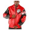Men Pelle Pelle Soda Club Red Leather Jacket  85390
