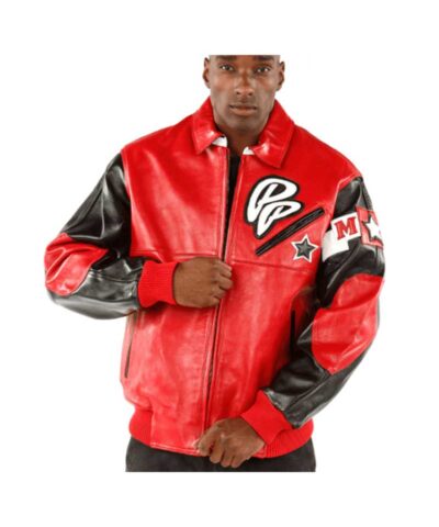 Men Pelle Pelle Soda Club Red Leather Jacket  85390