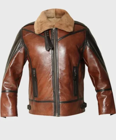 Mens Aviator B3 Bomber Dark Chocolate Brown Jacket 600x721 1