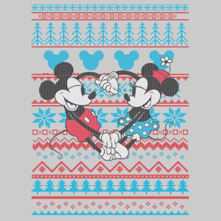 Mickey Friends Christmas Sweatshirt print1