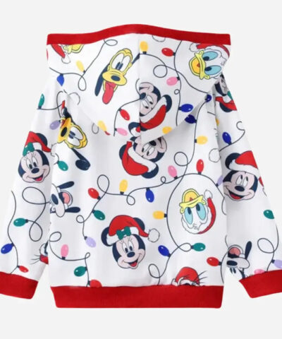 Mickey Mouse Christmas Pullover Hoodie back