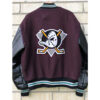 Mighty Ducks Letterman Jacket front