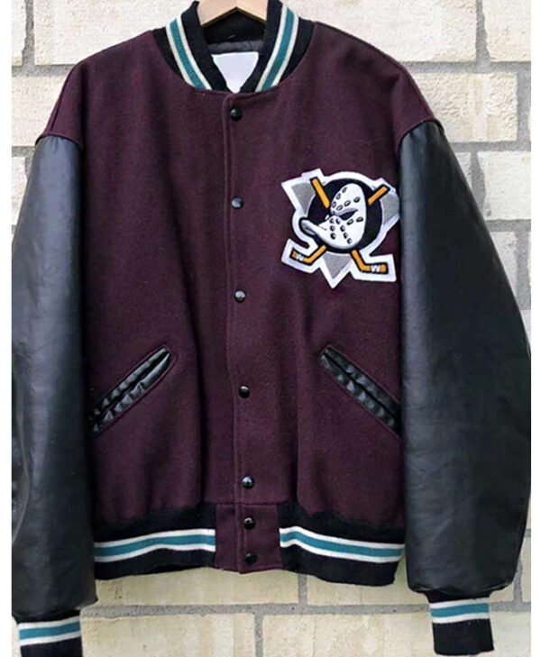 Mighty Ducks Letterman Jacket front1